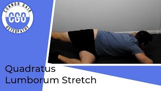 Quadratus Lumborum Stretch  Sidelying [upl. by Chandra220]