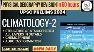 L2 Climatology  Full Geography Revision UPSC PRELIMS 2024  Ashish Malik geography prelims2024 [upl. by Meeka]