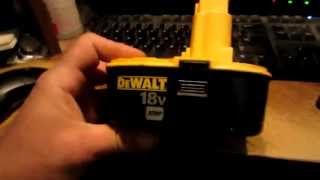 How to replace Dewalt Cordless Drill battery cells [upl. by Azzil]