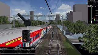 New Delhi To Agra Cantt Intercity Express  MSTS Gameplay  part 1 [upl. by Bradley]