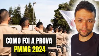 COMO FOI A PROVA PMMG 2024 [upl. by Gard]