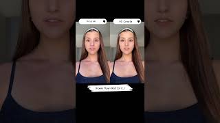 Brooke Monk MakeupBefore amp After AI comparison makeup funny school relatable fyp ai [upl. by Ballard987]