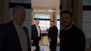 Договорились с Hilton об управлении новым проектом  Hilton Baku Sea Breeze 🔥 seabreeze hilton [upl. by Jolie]