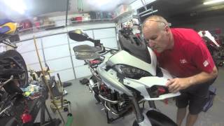 2015 Ducati Multistrada Bodywork Install [upl. by Botsford]