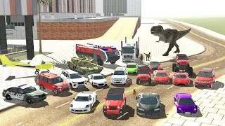 police vs me fight 💪🧑‍🚒🥷indiandriving3dgame [upl. by Ollehto]