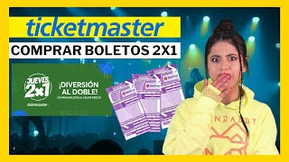 CÓMO comprar boletos al 2x1 JUEVES 2X1 de Ticket Master [upl. by Anelrahc625]