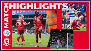 Match Highlights  QPR 0 Boro 2  Matchday 36 [upl. by Fabrice718]