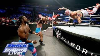 The Lucha Dragons vs The New Day  Tag Team Championship Match SuperSmackDown December 22 2015 [upl. by Ertsevlis]