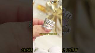 Double Name Love Knot Birthstone Promise Ring namering birthstonering [upl. by Oisorbma]