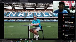 Scott McTominay SIGNS For NAPOLI Reaction [upl. by Ayikin]