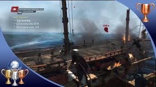 Assassins Creed 4 Black Flag  Roped In  Trophy  Achievement Guide Swing Rope Air Assassination [upl. by Anirdnaxela]