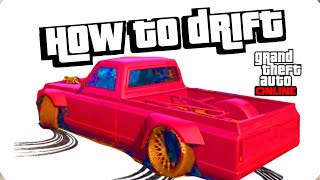 HOW TO DRIFT IN GTA ONLINE gta gtaonline [upl. by Kosiur763]