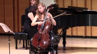 Cicely Parnas cellist  Debussy Sonata II Sérénade Modérément animé [upl. by Rochester936]