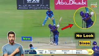 The Best quotNo Look quot 😎 Sixes in Cricket  Fletcher Saim Ayub Rashid Khan etc [upl. by Aloeda]