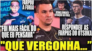 COACH DA FURIA FICA PUT0 E DETONA PERFORMANCE DO TIME APÓS DERROTA PARA O MIBR e MAIS [upl. by Tibold]