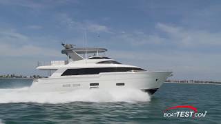 Hatteras M75 Panacera 2016 Test Video  By BoatTESTcom [upl. by Claudie]