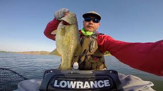 Kayak Fishing Frank G Bonelli Park Puddingstone Reservoir [upl. by Iolanthe]