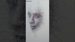 Turning Scribbles into Powerful Drawings scribbling art drawing scribble sketch portrai [upl. by Deloris128]