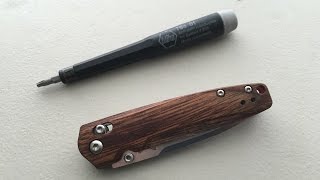 How to disassemble and maintain your Benchmade Valet Pocketknife [upl. by Aitret150]