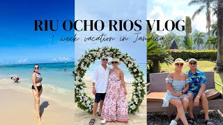 RIU OCHO RIOS JAMAICA Vlog  Dunn’s River Falls [upl. by Aicertap]