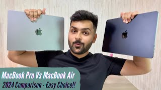 MacBook Air vs MacBook Pro Full Comparison In 2024 [upl. by Ibrab54]