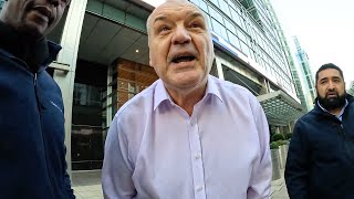 Canary Wharf manager ASSAULTS YouTuber 🤬‼️👎😡❌️ [upl. by Haerdna]