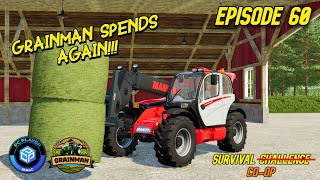 WE BOUGHT A TELEHANDLER 🚜 SURVIVAL CHALLENGE COOP  EPISODE 60  FS22 [upl. by Adnoloy]