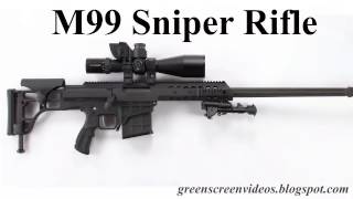 Guns M99 Sniper Rifle Sound Effect│Mexian Tech Vlog [upl. by Kapoor211]