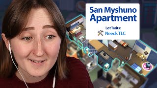 Decorating a quotneeds TLCquot apartment in San Myshuno Streamed 112224 [upl. by Zenas]