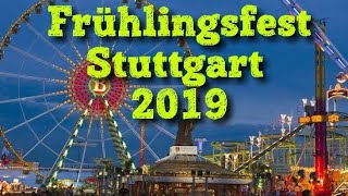 Frühlingsfest Stuttgart Canstatter Volksfest Wasen 2019 HIGHLIGHTS [upl. by Grishilda890]