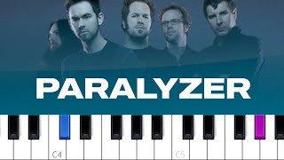 Finger Eleven  Paralyzer piano tutorial [upl. by Avictor]