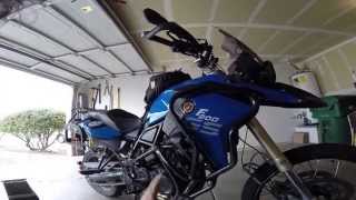 BMW F800GS 20000 Mile ADV equipment review [upl. by Dieball]