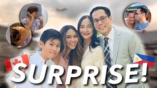 REUNITED WITH MY FAMILY emotional surprise [upl. by Laroy]