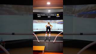 Indoor ski training looks too fun 🔥 via likhachevaskiIG shorts [upl. by Chaney]