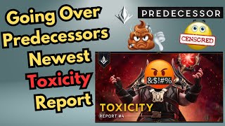 Is Predecessors Community Toxic Going Over Toxicity Report [upl. by Neisa]