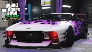 DEWBAUCHEE CHAMPION CUSTOM THE CONTRACT GTA ONLINE ALL CUSTOMIZATION CHAMPION WEAPON GTA 5 [upl. by Ahserb]