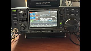 Icom 9700 No Audio output check this setting Data off mod [upl. by Inaflahk]