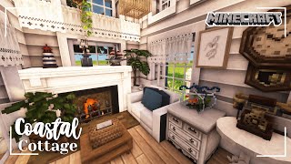 Minecraft 1122 Build  🫧 coastal cottage pt 2  Miniaturia amp Cocricot Mod [upl. by Namref]