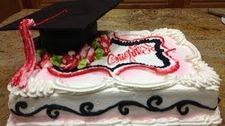 Graduation Cake  Cake Decorating [upl. by Yared]