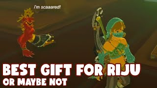 Breath of the Wild Best Gift for Riju BEST REACTION EVER [upl. by Getter]