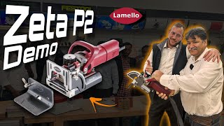 Lamello  Zeta P2 Invisible Joinery Full Demo By Philipp Senft  How its Works [upl. by Gnik]