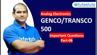 TS GENCO  500 Important Questions With Explanations Part06 tsgenco tstransco genco EEE amp ECE [upl. by Schick]