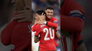 Joao Cancelo with Cristiano Ronaldo ❤ Euro2024 PortugalvsSlovenia [upl. by Wald]