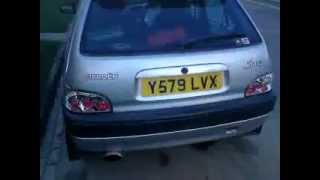 Sportex Exhaust on Saxo [upl. by Ramilahs433]