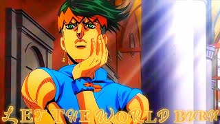 Rohan Kishibe  Edit  Jojo Bizzare Adventure  Let The World Burn [upl. by Eioj885]