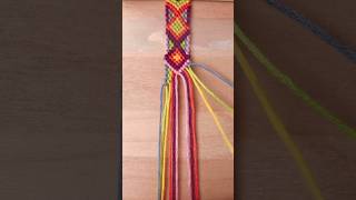 Chevron Friendship Bracelet Easy Tutorial braceletmaking [upl. by Pierre]