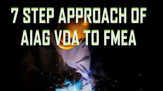 7 step approach of AIAG VDA to FMEA [upl. by Amaryllis908]