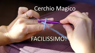 Cerchio magico facile per principianti a uncinetto  come lo faccio io [upl. by Arther]