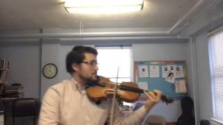 SLOW PRACTICE  Vivaldi Concerto in A minor  3rd movement [upl. by Anirat907]