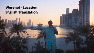 Werenoi  Location english translation [upl. by Aititil]